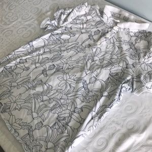 Guess floral white shirt